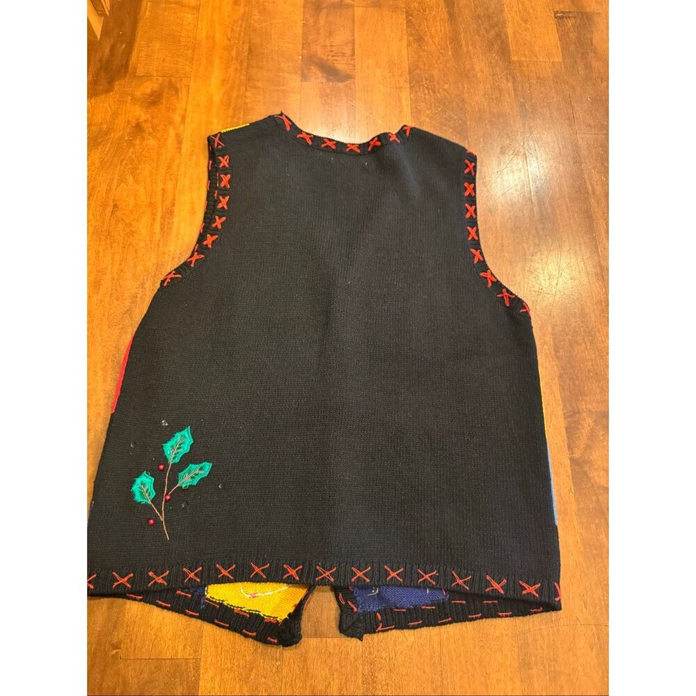 Woman’s Vintage Basic Editions Ugly Christmas Car… - image 4